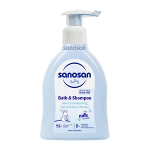 Gel de Baño y Shampoo Bebé Sanosan 200 ml