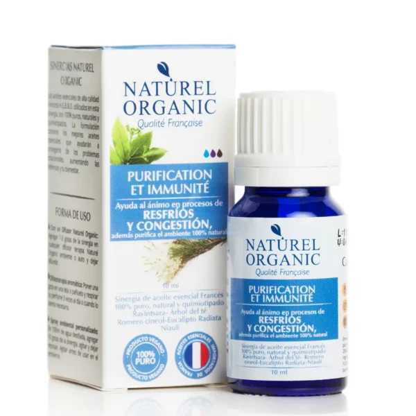 Sinergia Aromaterapia Purification et Immunité Naturel Organic 10 ml