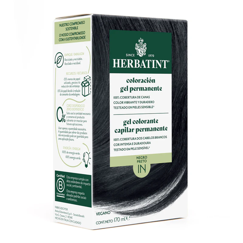 Tintura Herbatint Negro 1 N