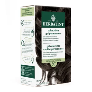 Tintura Herbatint Castaño Claro Ceniza 5C