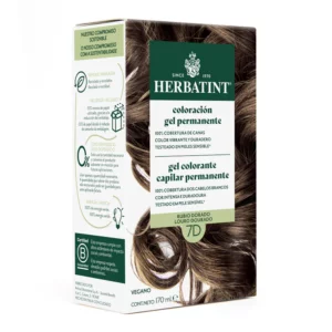 Tintura Herbatint Rubio Dorado 7D