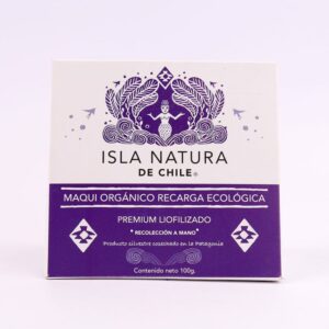 Maqui orgánico en Polvo liofilizado Isla Natura 100 gr.