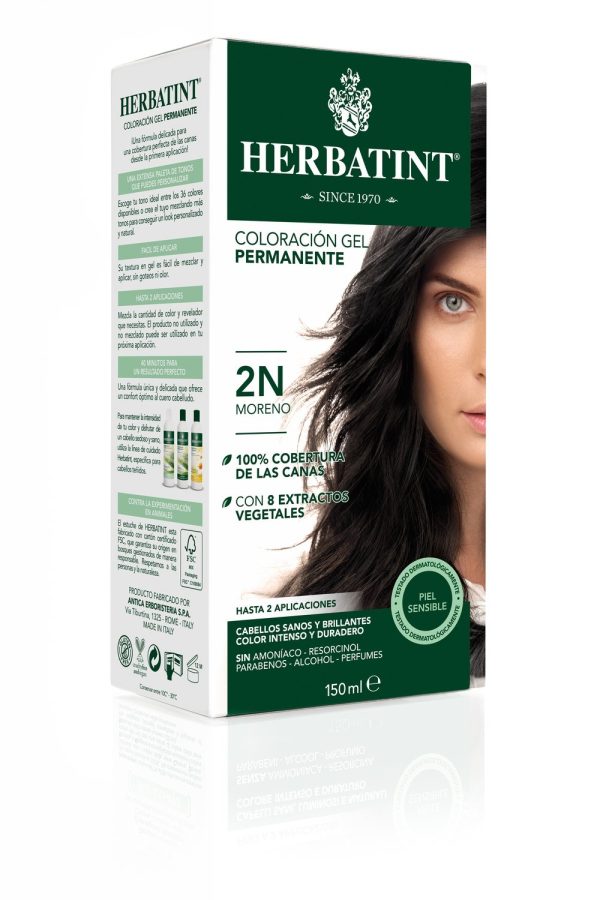 Tintura Herbatint  Moreno  Natural 2N