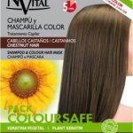 Pack Coloursafe Shampoo y Mascarilla  Cabello Castaño NaturVital 40 ml