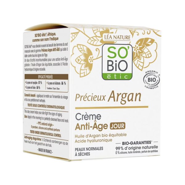 Crema Anti-Age Día Aceite de Argán So Bio Etic