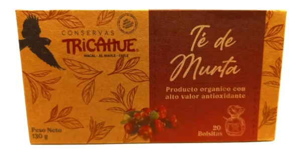 Té de Murta Orgánico Conservas Tricahue 20 bolsitas