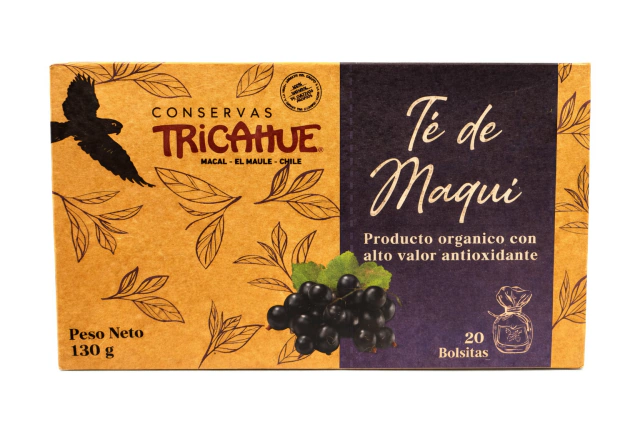 Té de Maqui Orgánico Conservas Tricahue 20 bolsitas