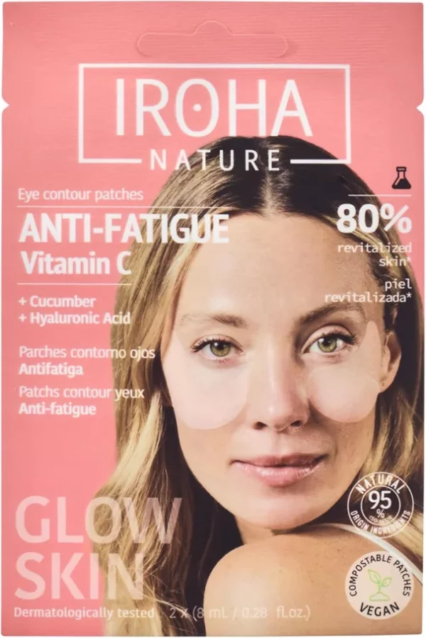 Parches Contorno de Ojos Antifatiga - Vitamin C Iroha Nature 2x8 ml