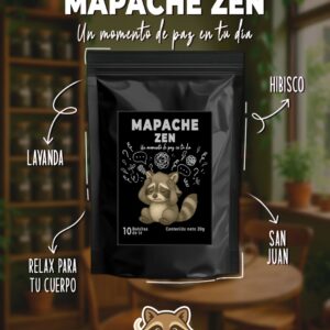 Infusión Zen Calma y Tranquilidad Mapache Infusiones