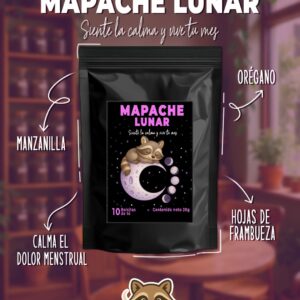 Infusión Lunar Calma el Dolor Mapache Infusiones