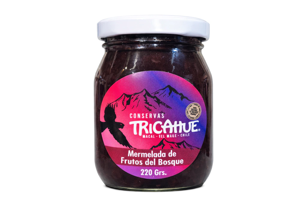 Mermelada Frutos del Bosque Conservas Tricahue 220 gr