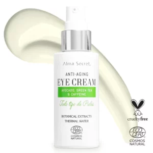 Contorno de Ojos Antiedad Aguacate y Cafeína Reduce Bolsas y Ojeras Alma Secret 30ml